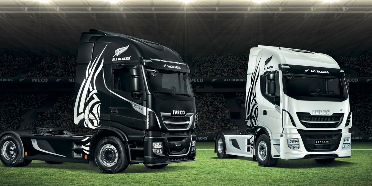 IVECO uvedlo limitovanou edici taha All Blacks